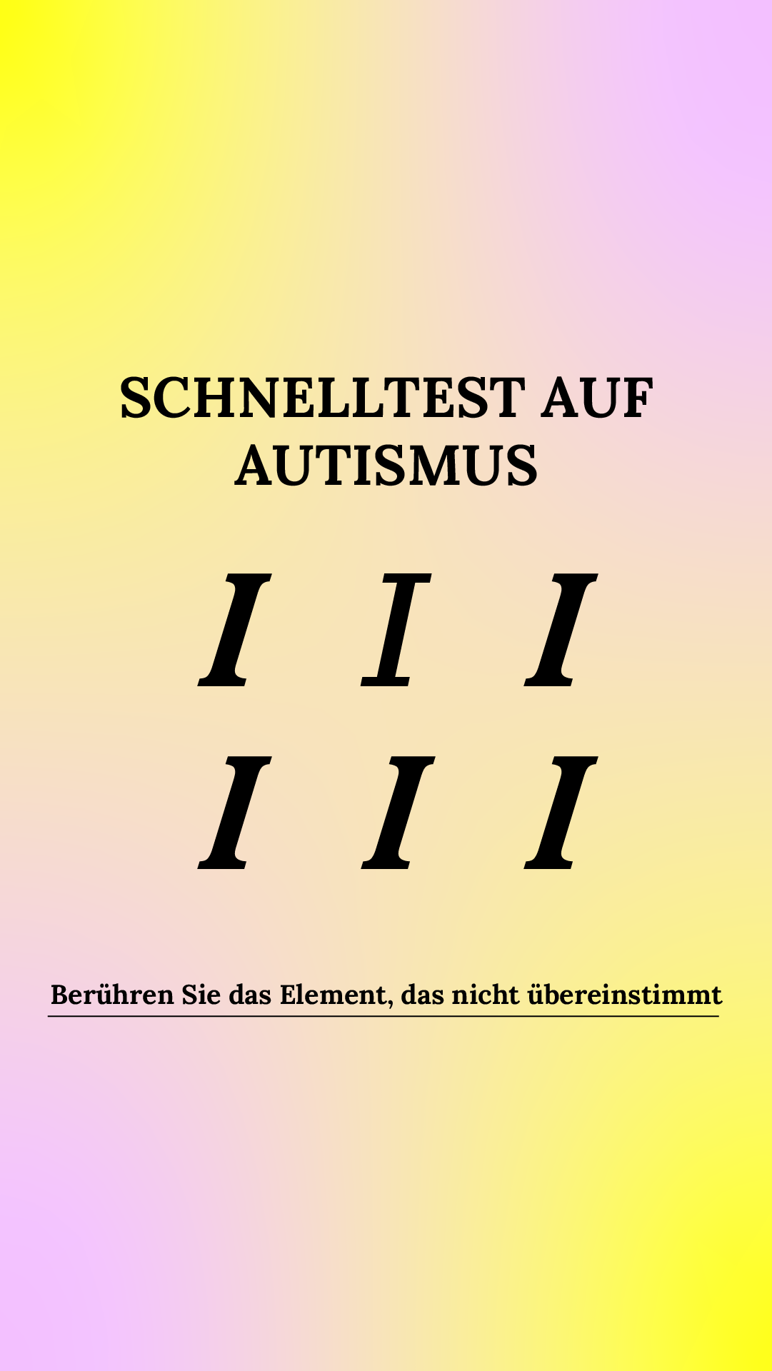 International IQ test Facebook ad