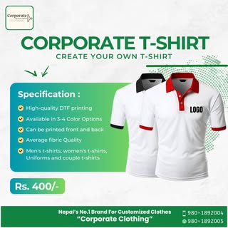 Corporate Clothing by ArmA Fashion Facebook ad