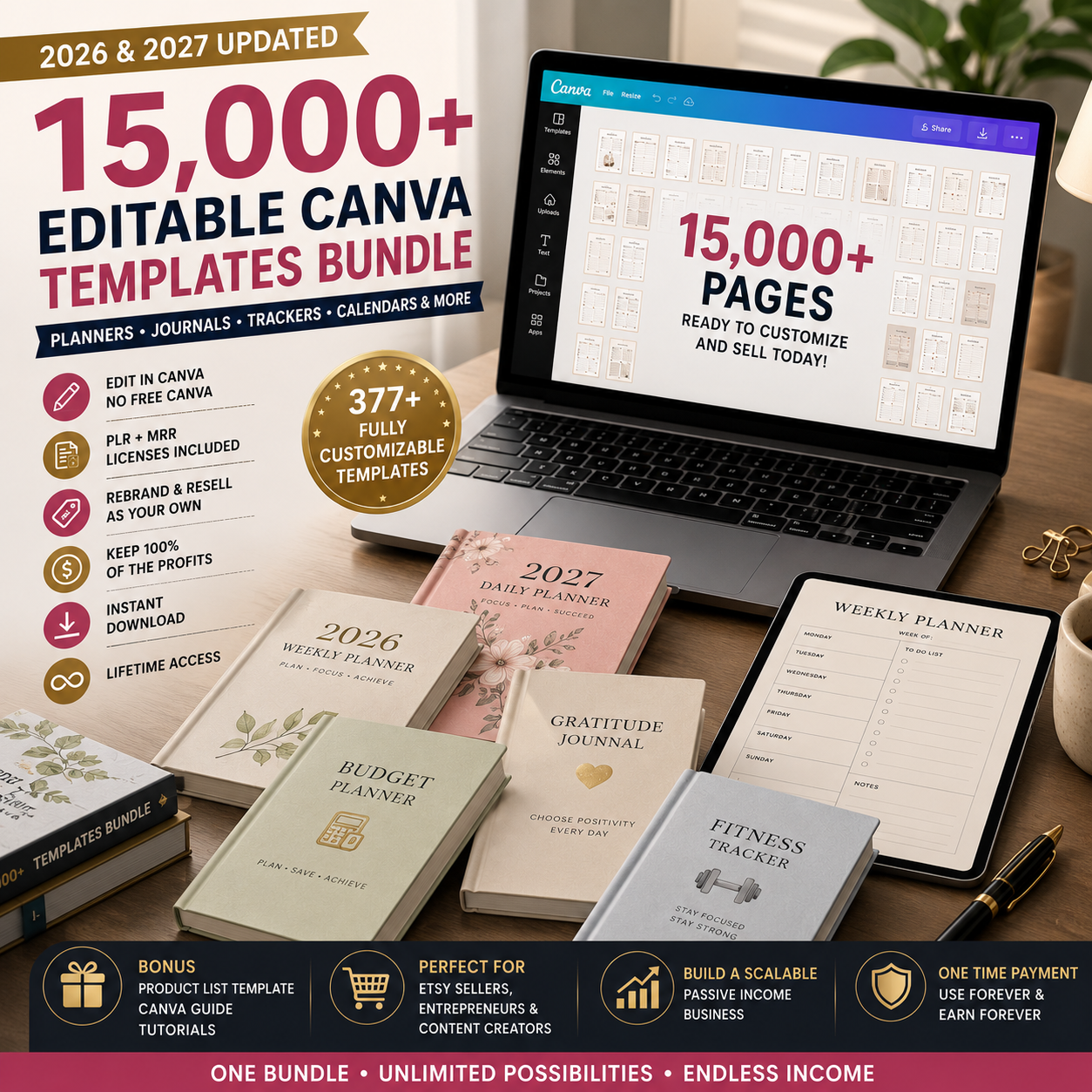 Lisa Hub Facebook ad: 15,000+ Canva Templates