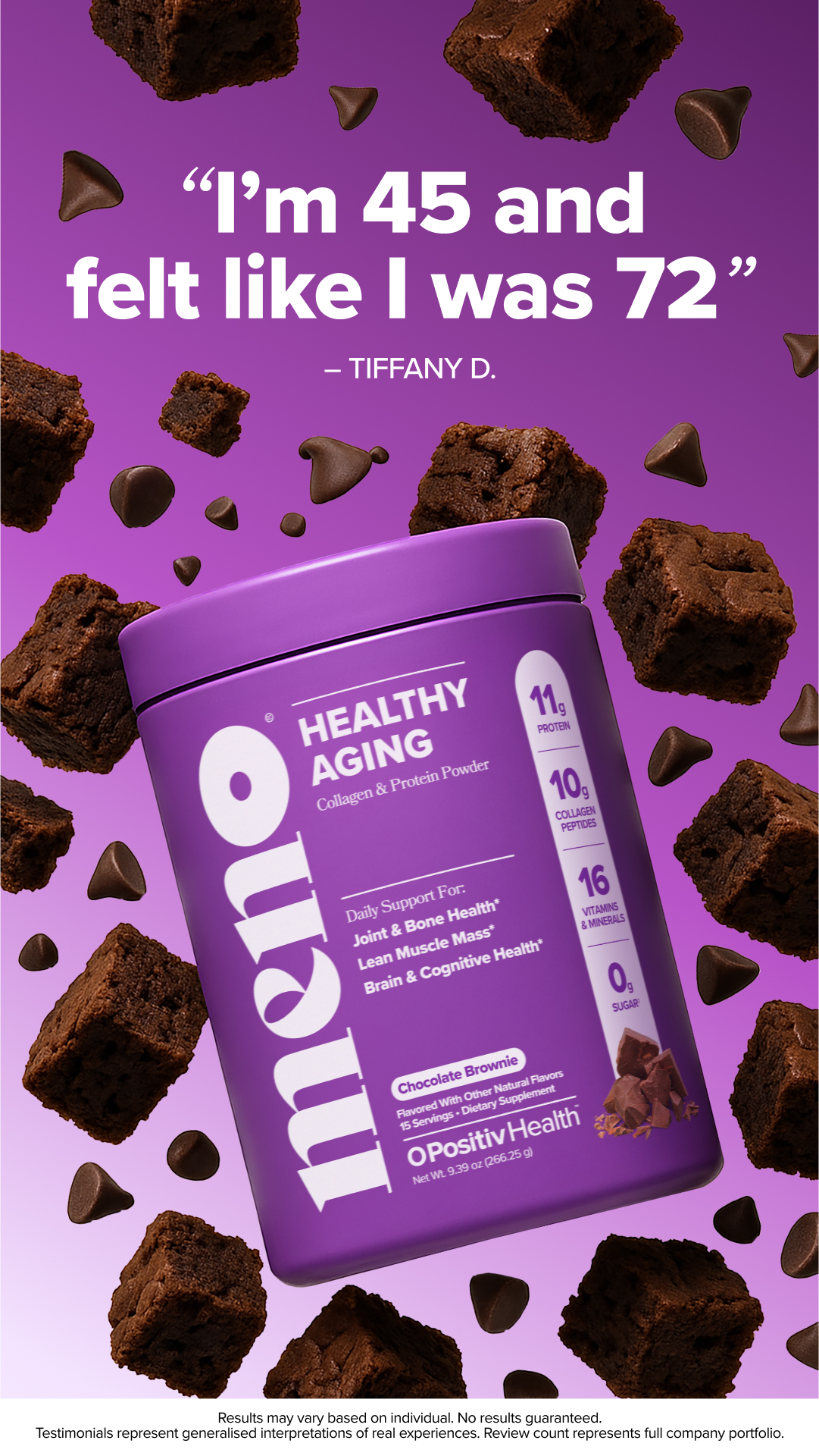 MENO Healthy Aging Facebook ad