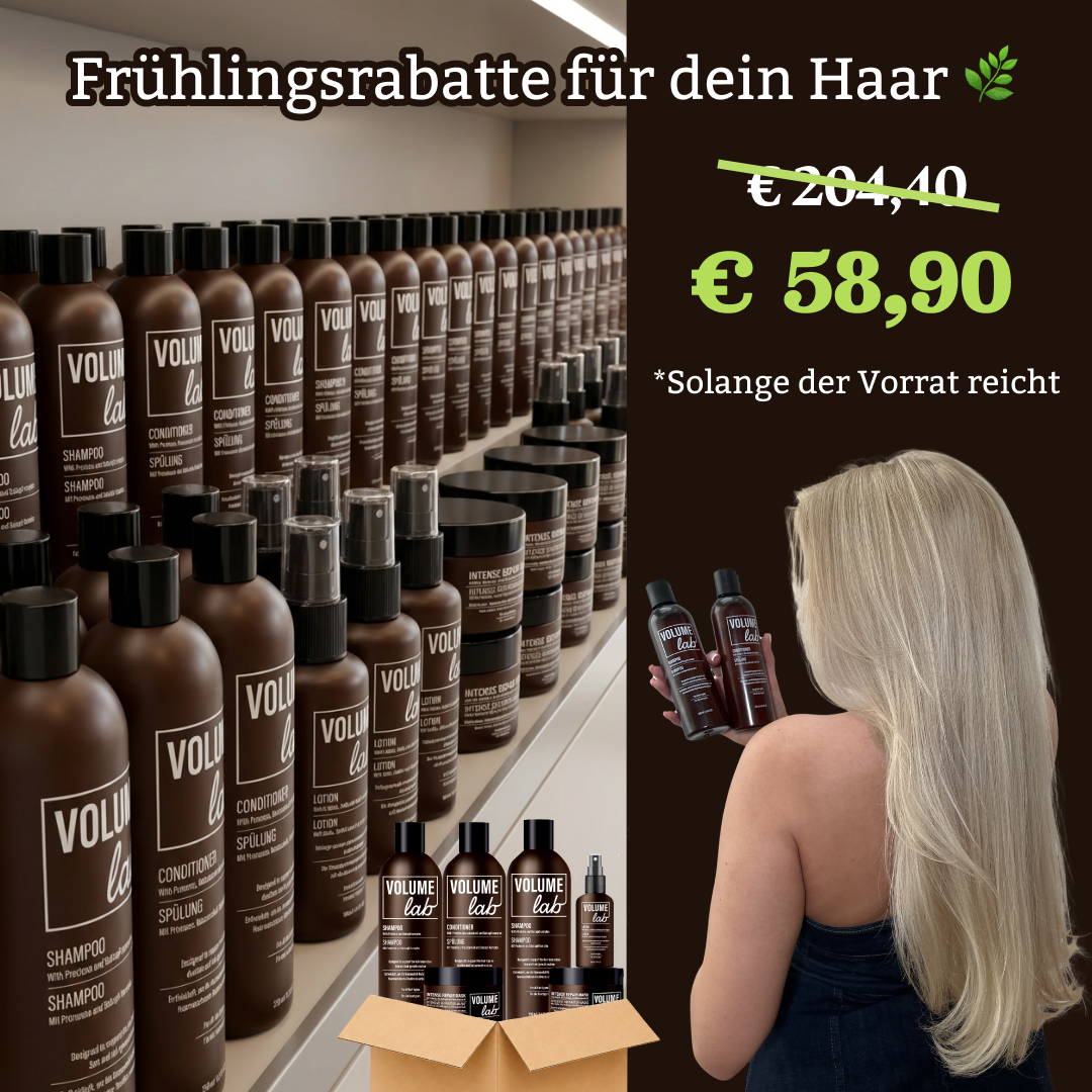 Eternl.de Facebook ad: Volles, starkes Haar mit Volume Lab