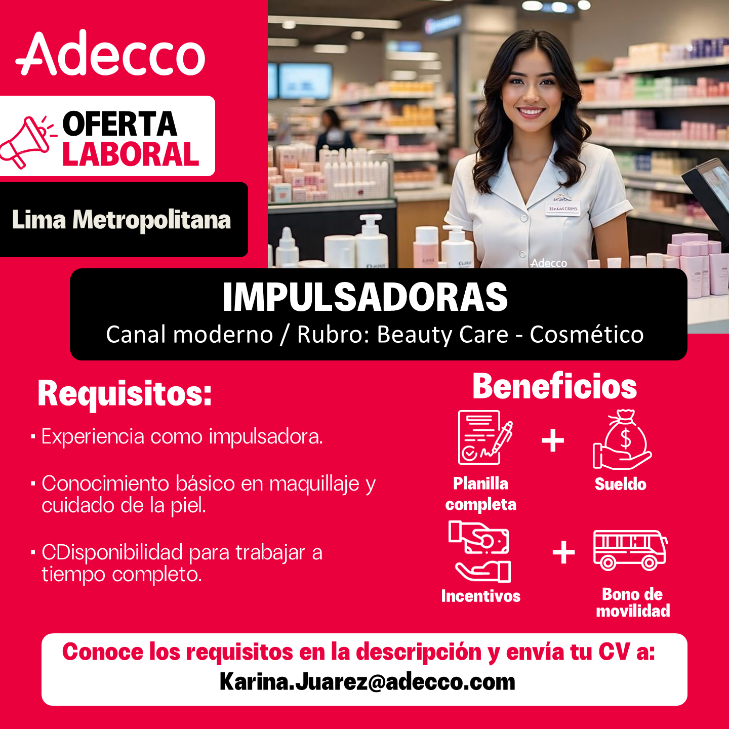 Adecco Perú Facebook ad