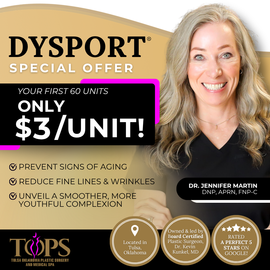 Tulsa Oklahoma Plastic Surgery/TOPS Medical Spa Facebook ad