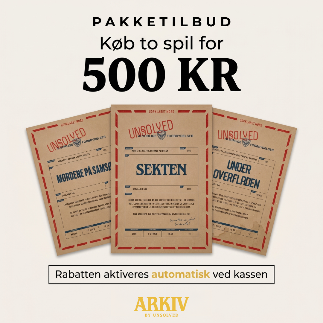 ARKIV by Unsolved - Mordgåder at løse derhjemme Facebook ad