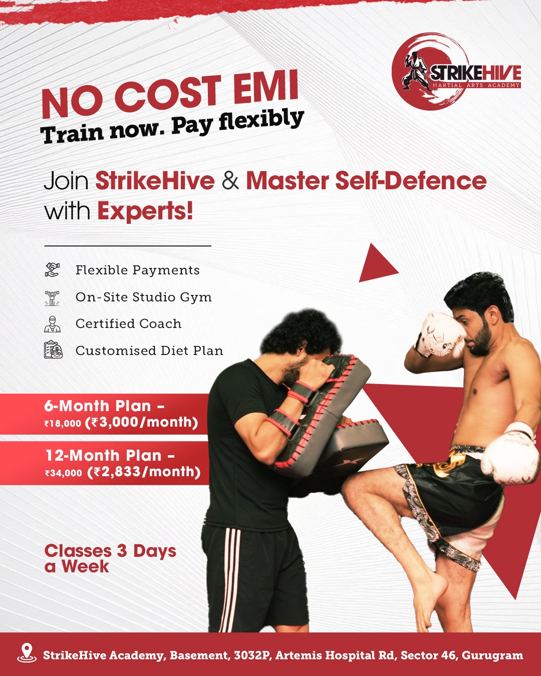 StrikeHive Martial Arts Academy Facebook ad