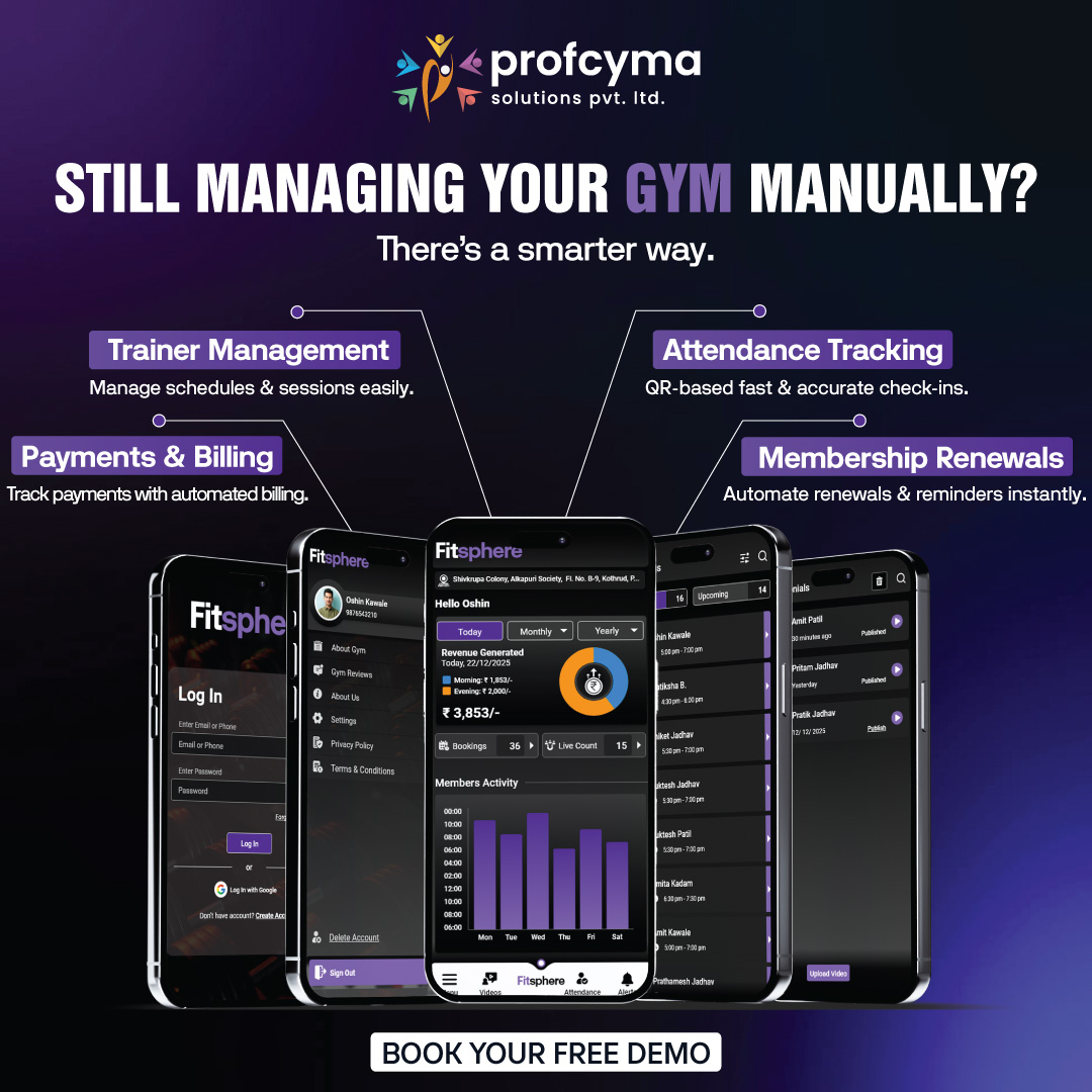 Profcyma Global Facebook ad: Smart Gym Management