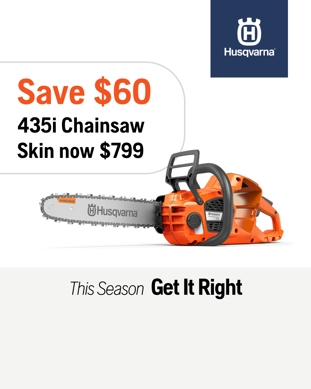 Husqvarna Facebook ad