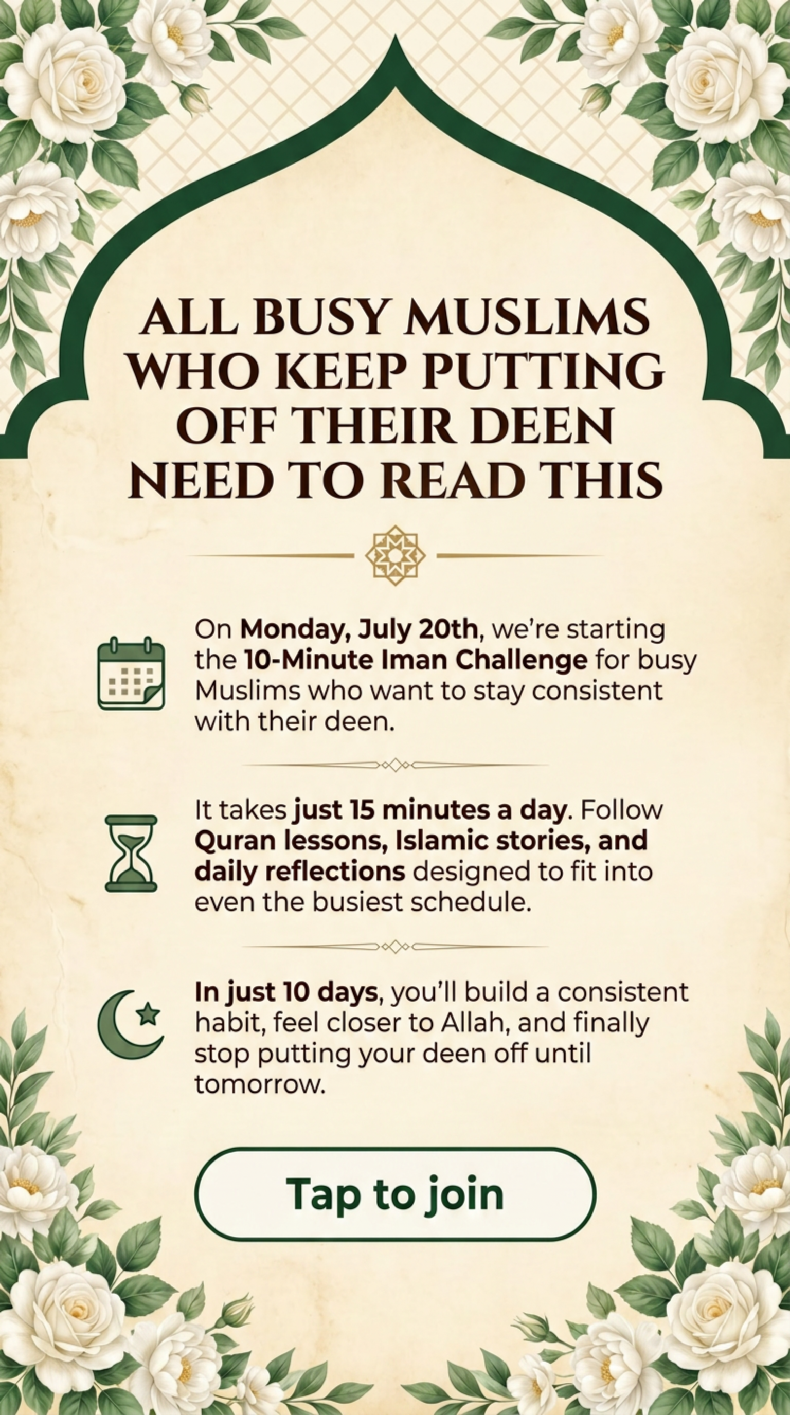 Imam Advice Daily Facebook ad