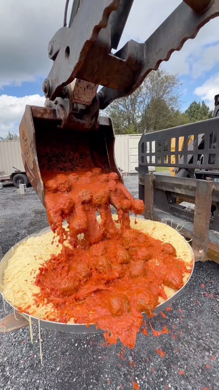 Haus Plans Facebook ad: Making Spaghetti & Meatballs on the Job Site…