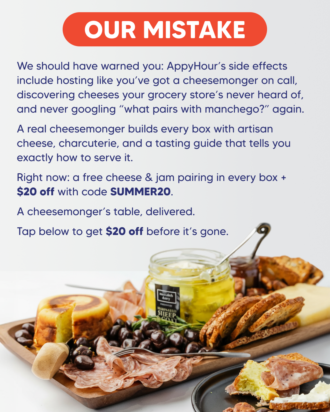 AppyHour Facebook ad
