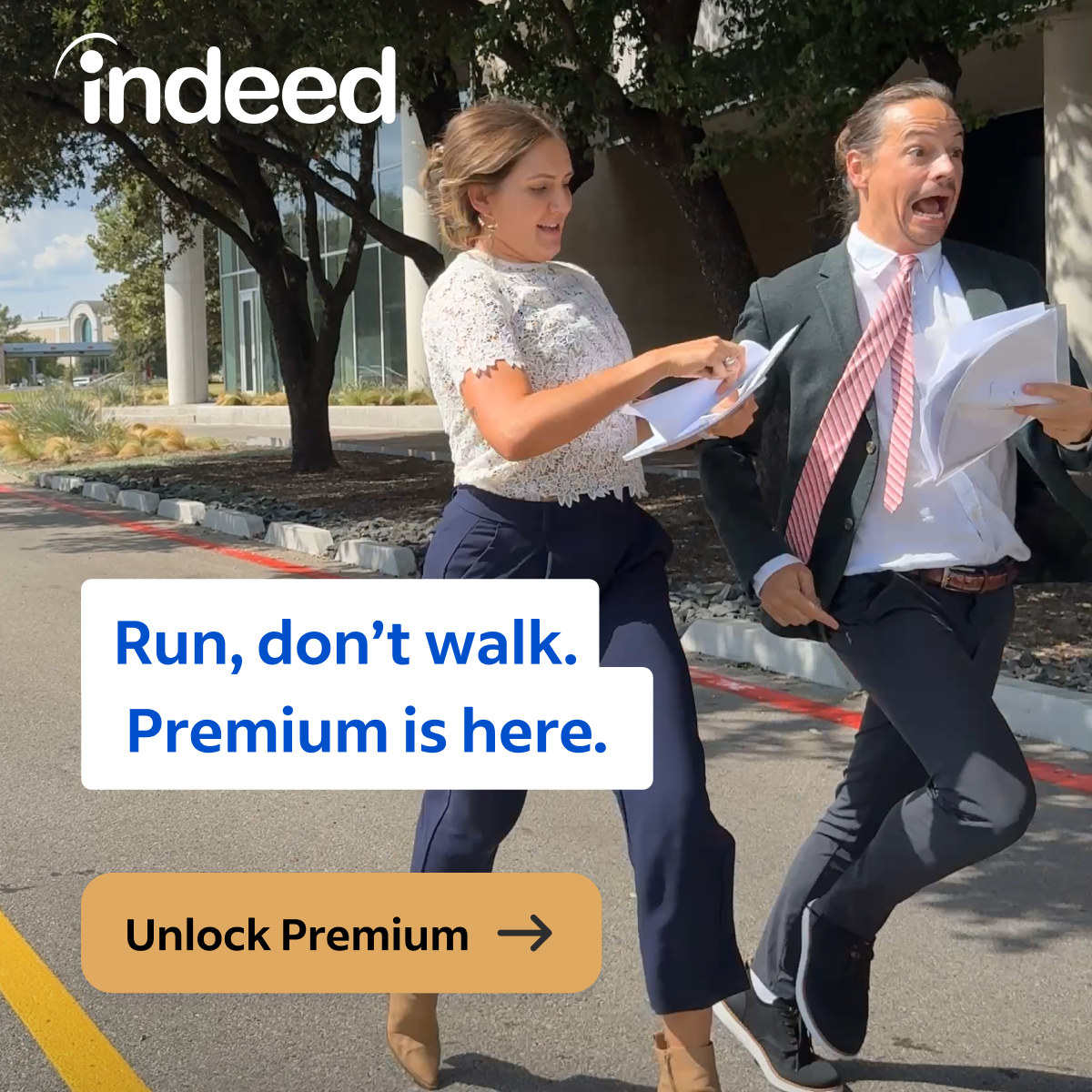 Indeed Facebook ad