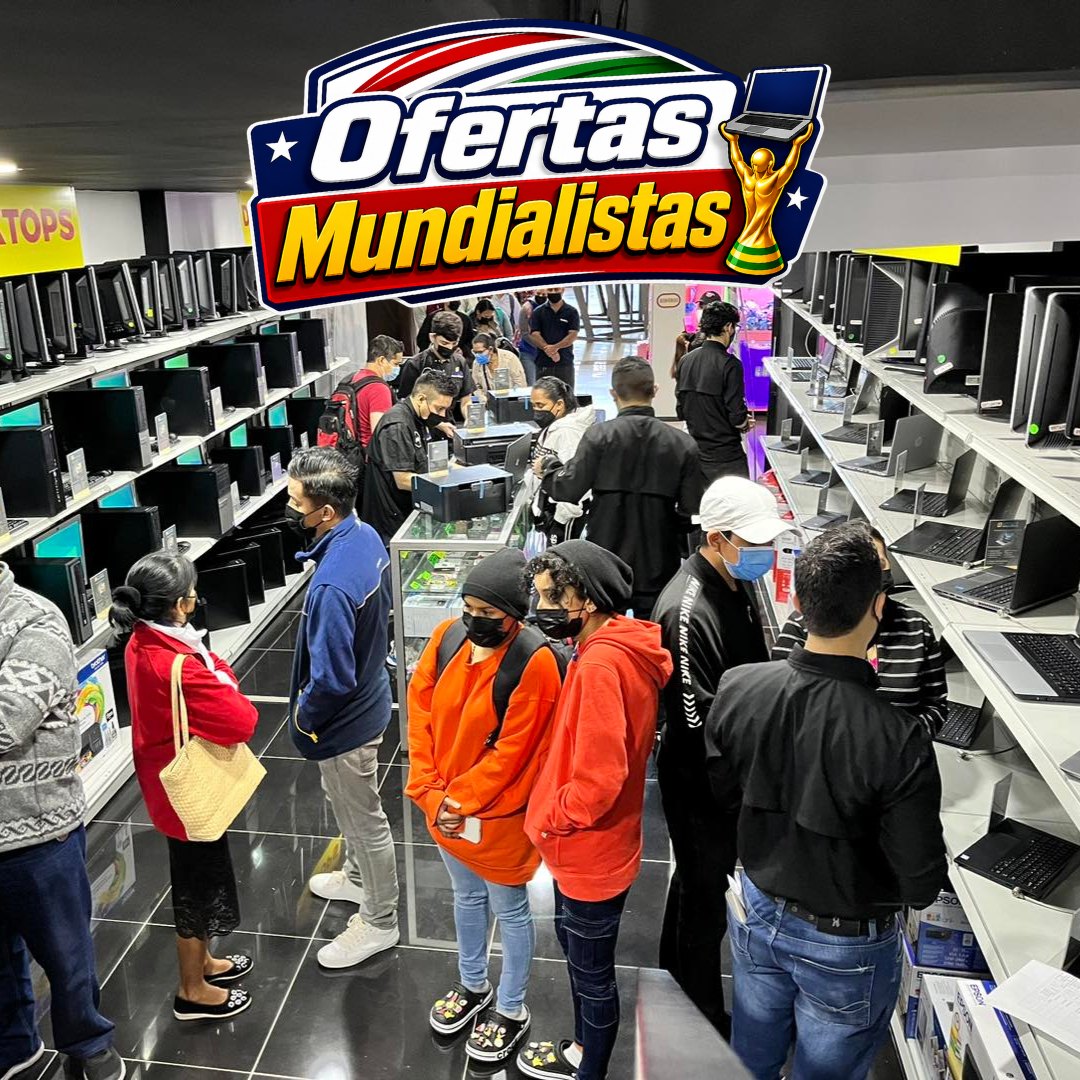Unique Electronics Facebook ad: ¡ Ofertas MUNDIALISTAS!