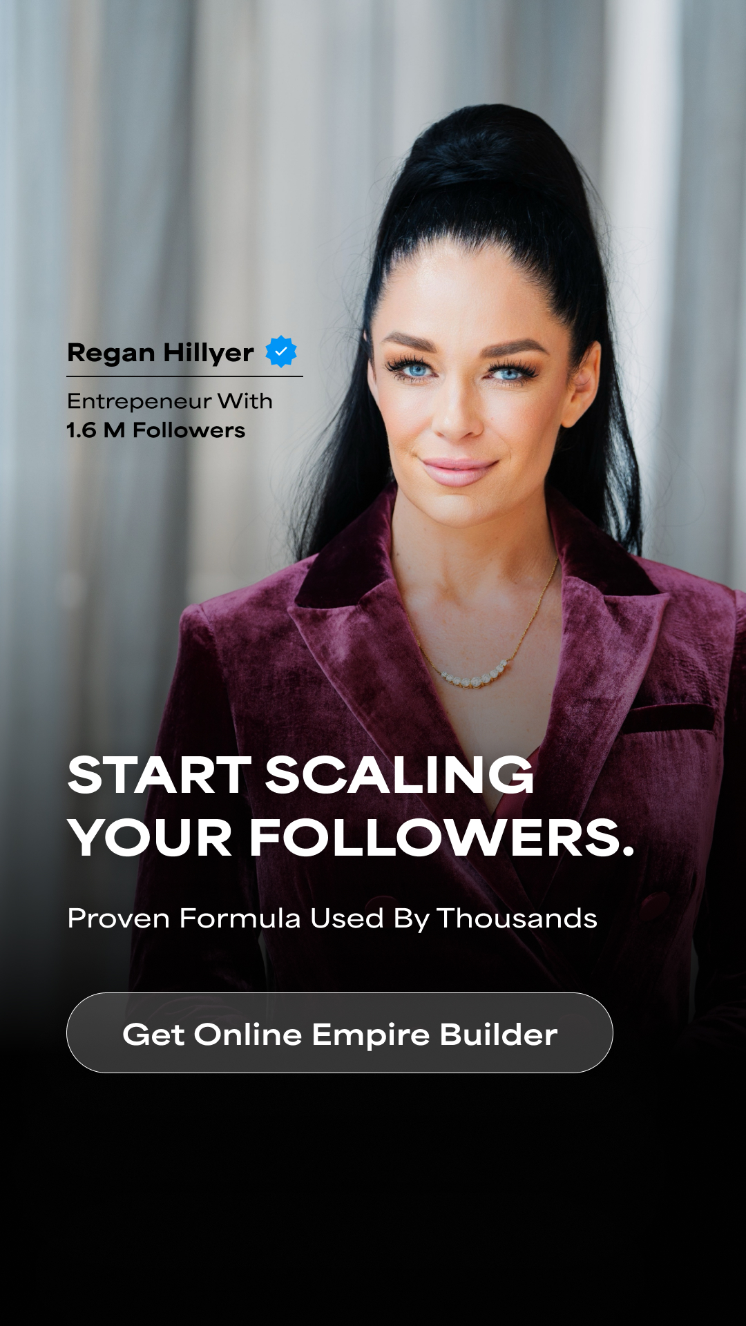 Regan Hillyer Facebook ad