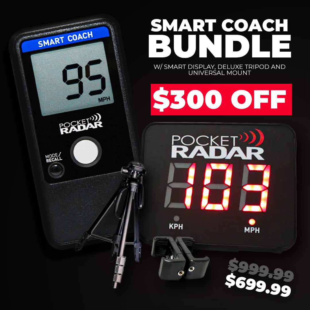 Pocket Radar Facebook ad: $300 OFF Pocket Radar Bundle w/Smart Display