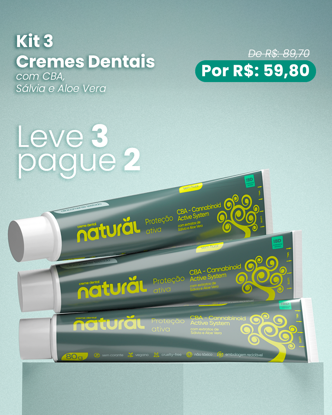 Orgânico Natural Facebook ad from May 6, 2026