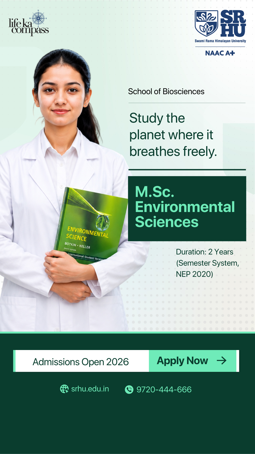 Swami Rama Himalayan University Facebook ad