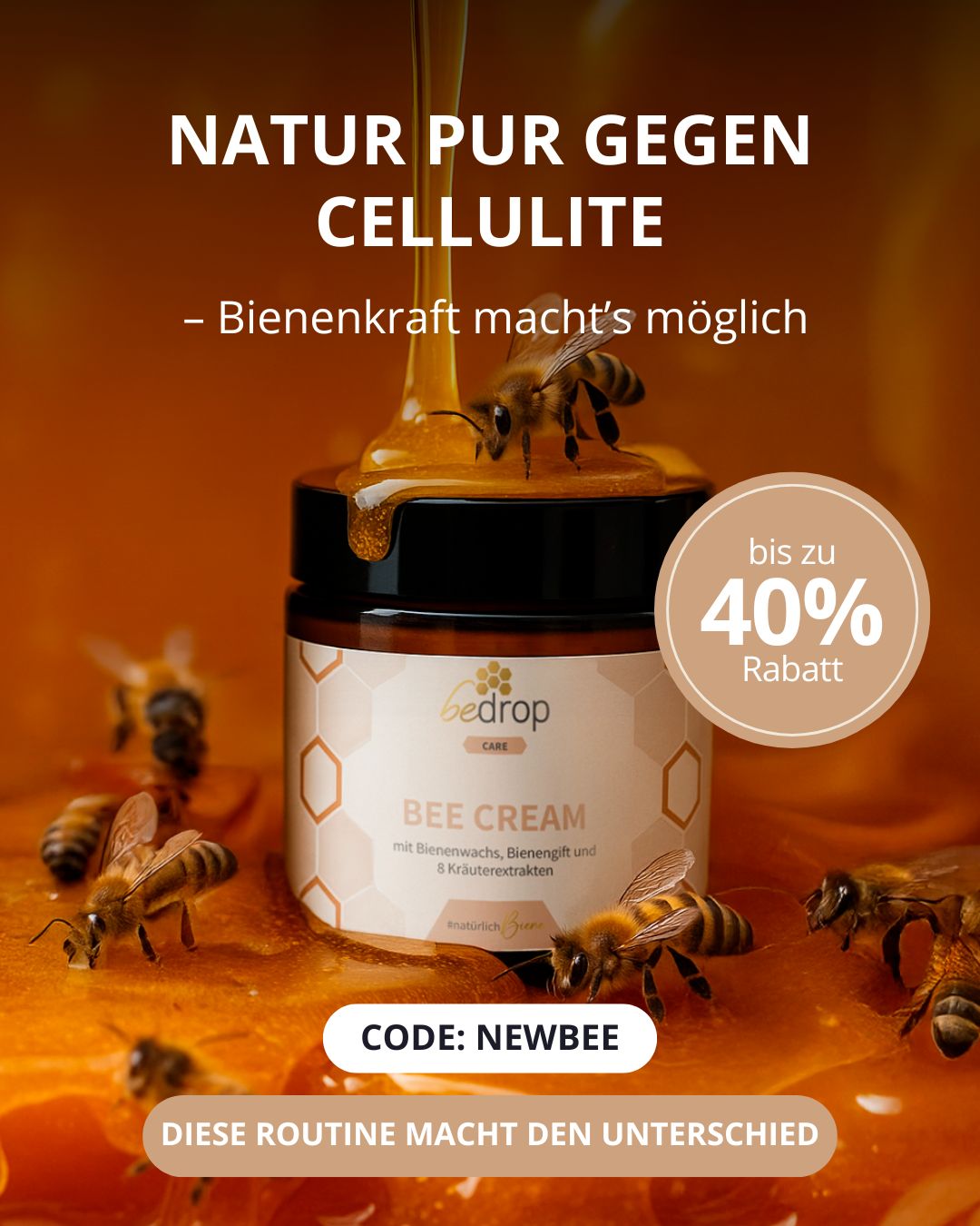 Bedrop #natürlichbiene ad creative