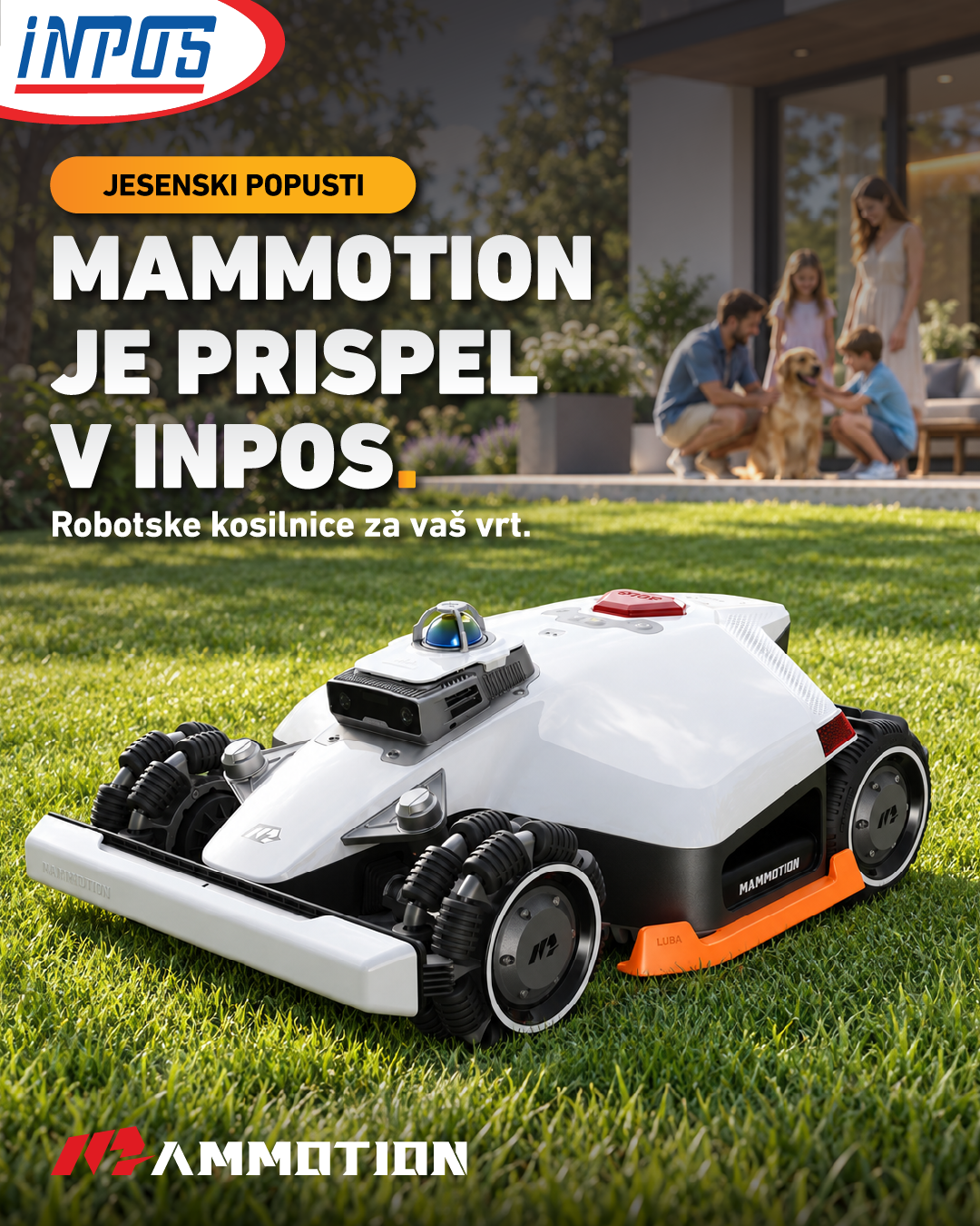 Mammotion Slovenija Facebook ad: LUBA 3 AWD