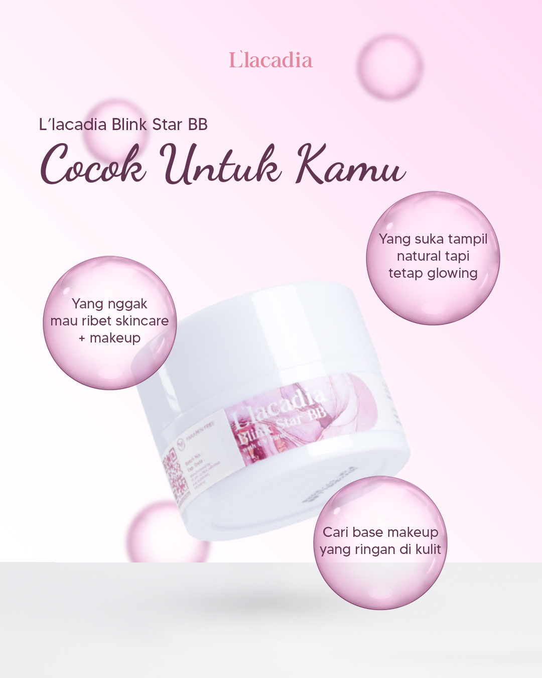 L’lacadia official Facebook ad: Buat kamu yang suka tampil natural tapi tetap…
