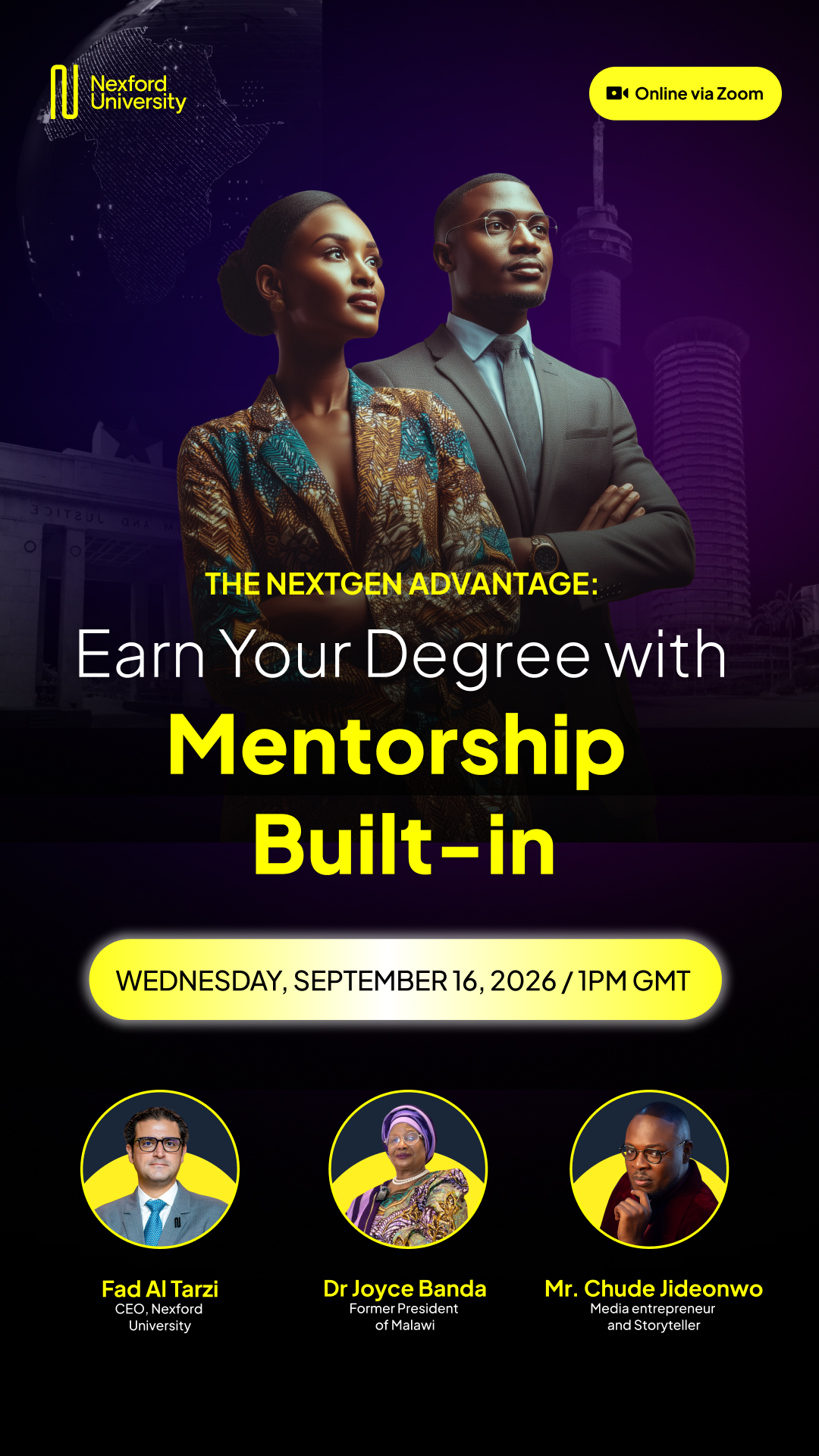 Nexford University Facebook ad