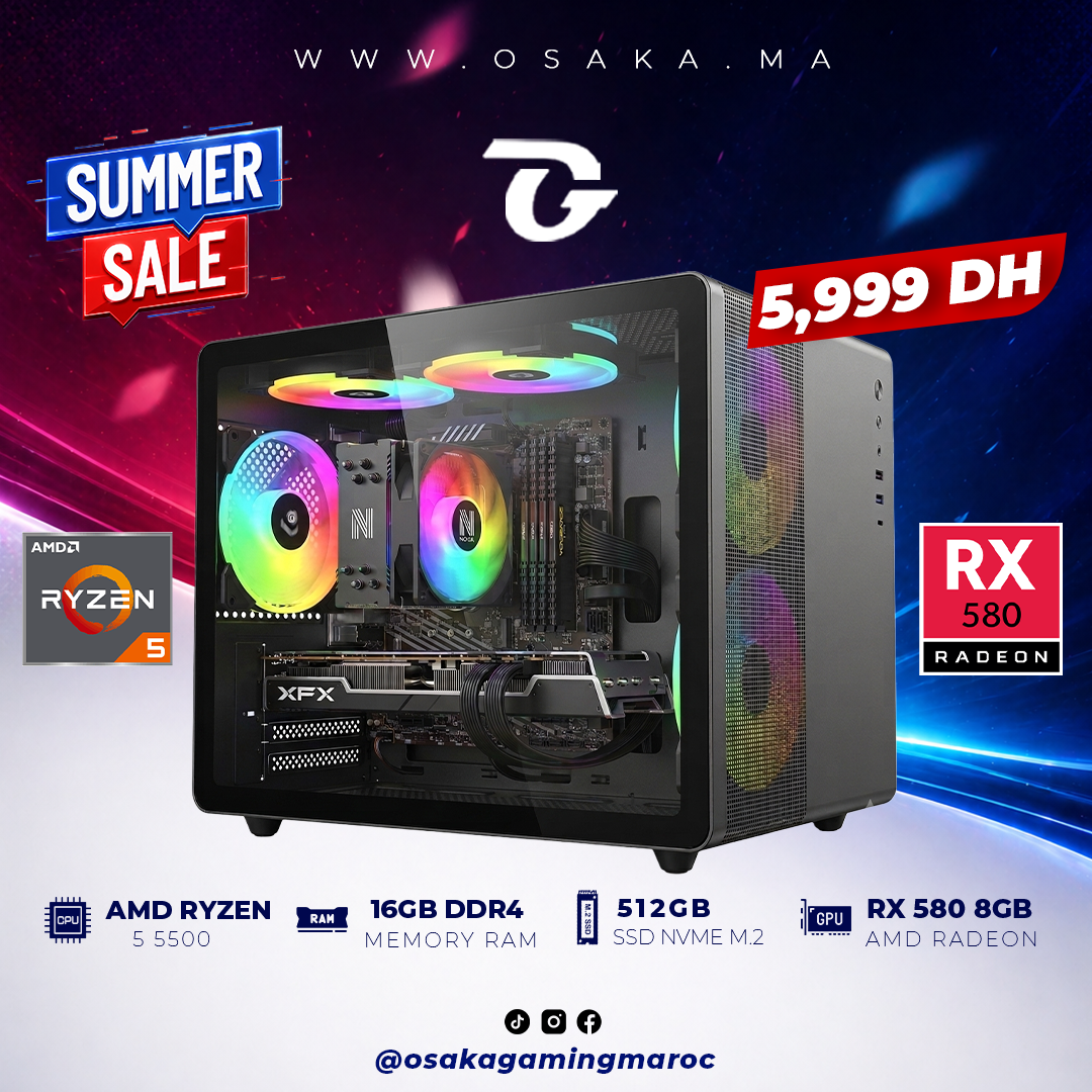 Osaka Gaming Maroc Facebook ad: SUMMER SALE CHEZ OSAKA GAMING!