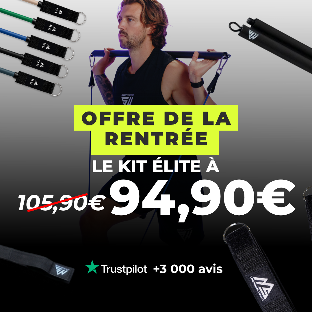 SmartWorkout Facebook ad: -10% sur le Kit Elite pour la rentrée
