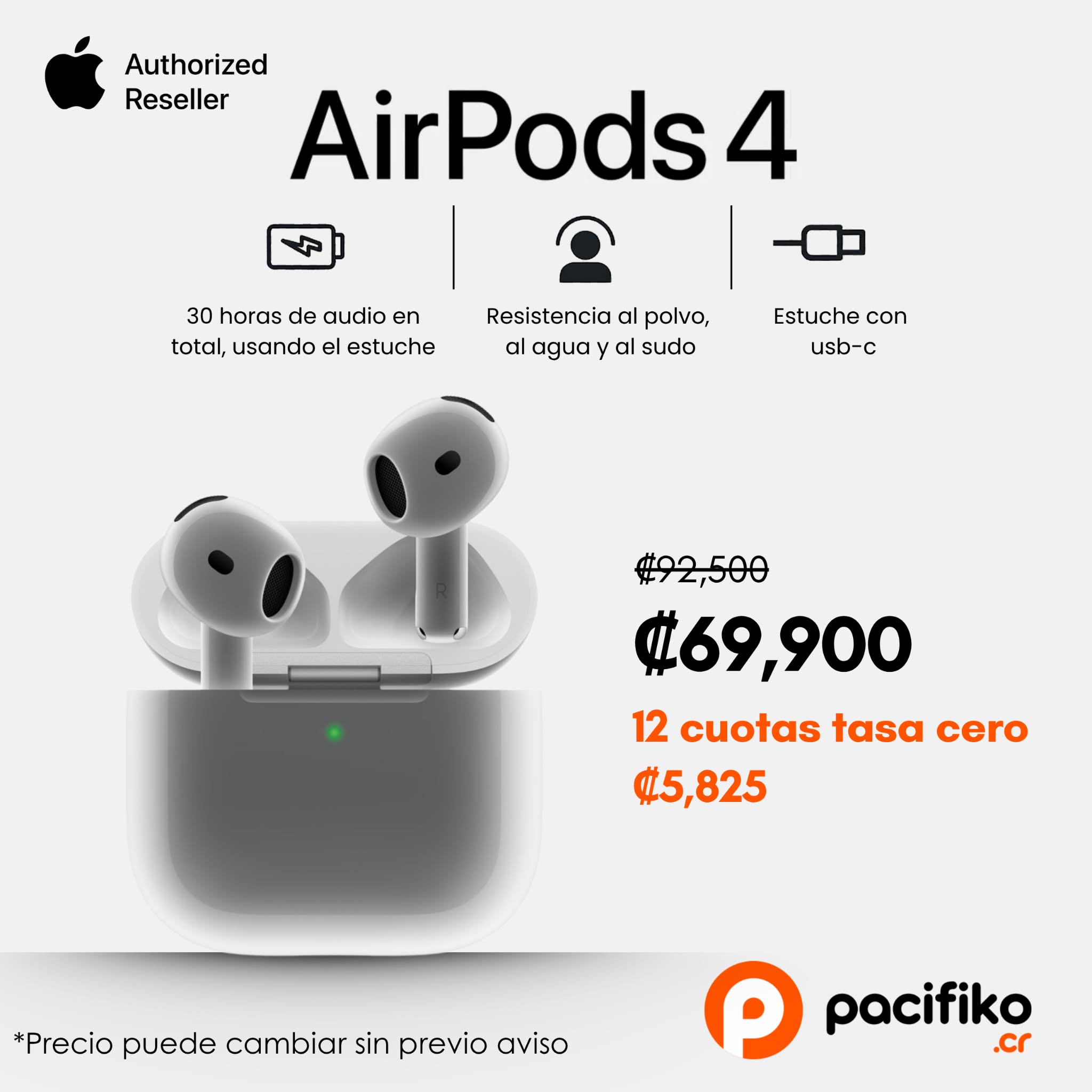 Pacifiko Facebook ad