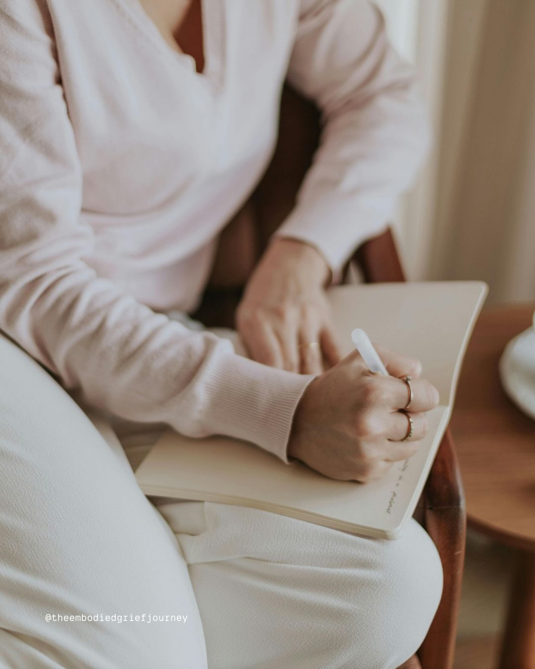 The Embodied Grief Journey Facebook ad: When a parent dies, grief doesn’t just live…