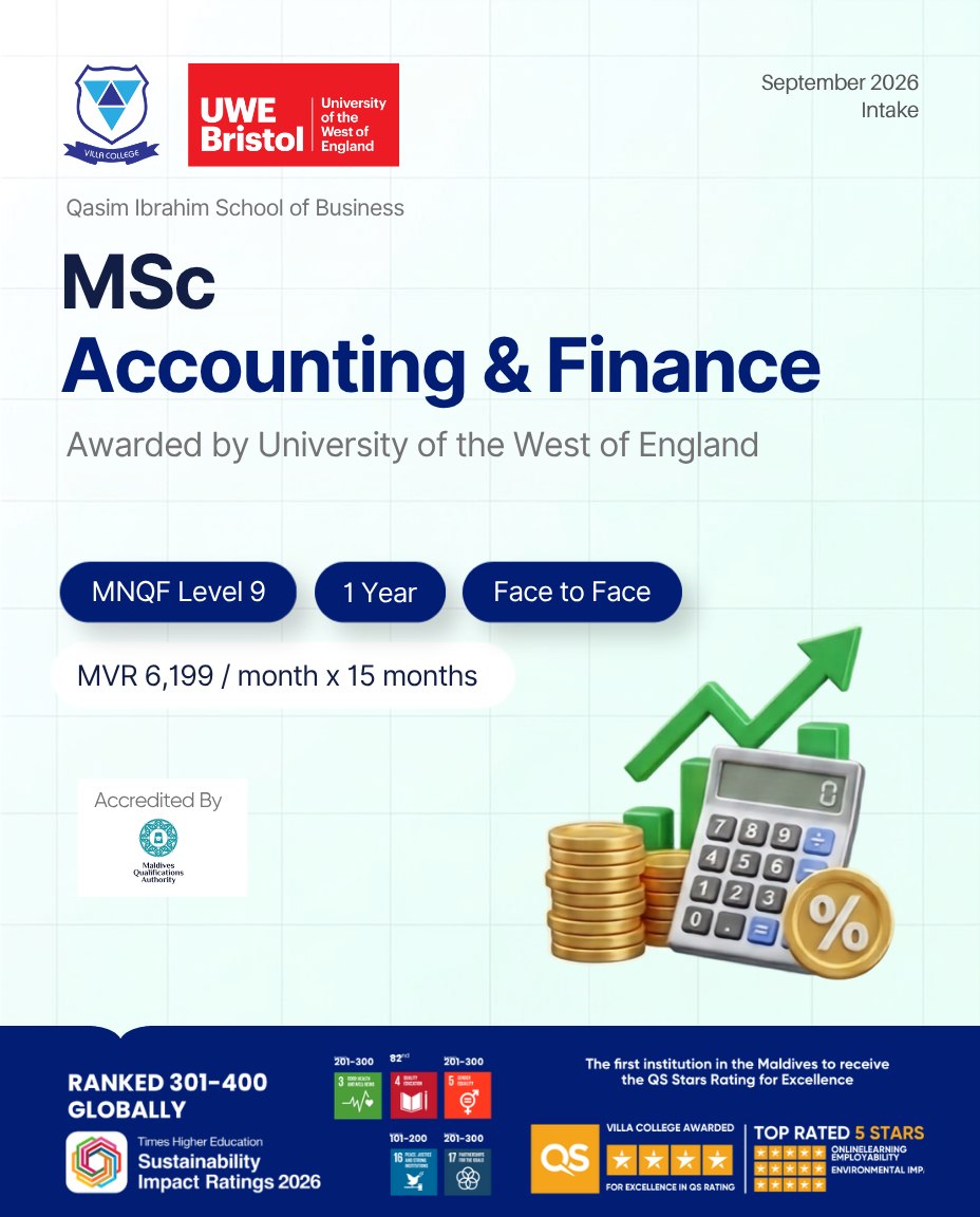 Villa College Facebook ad