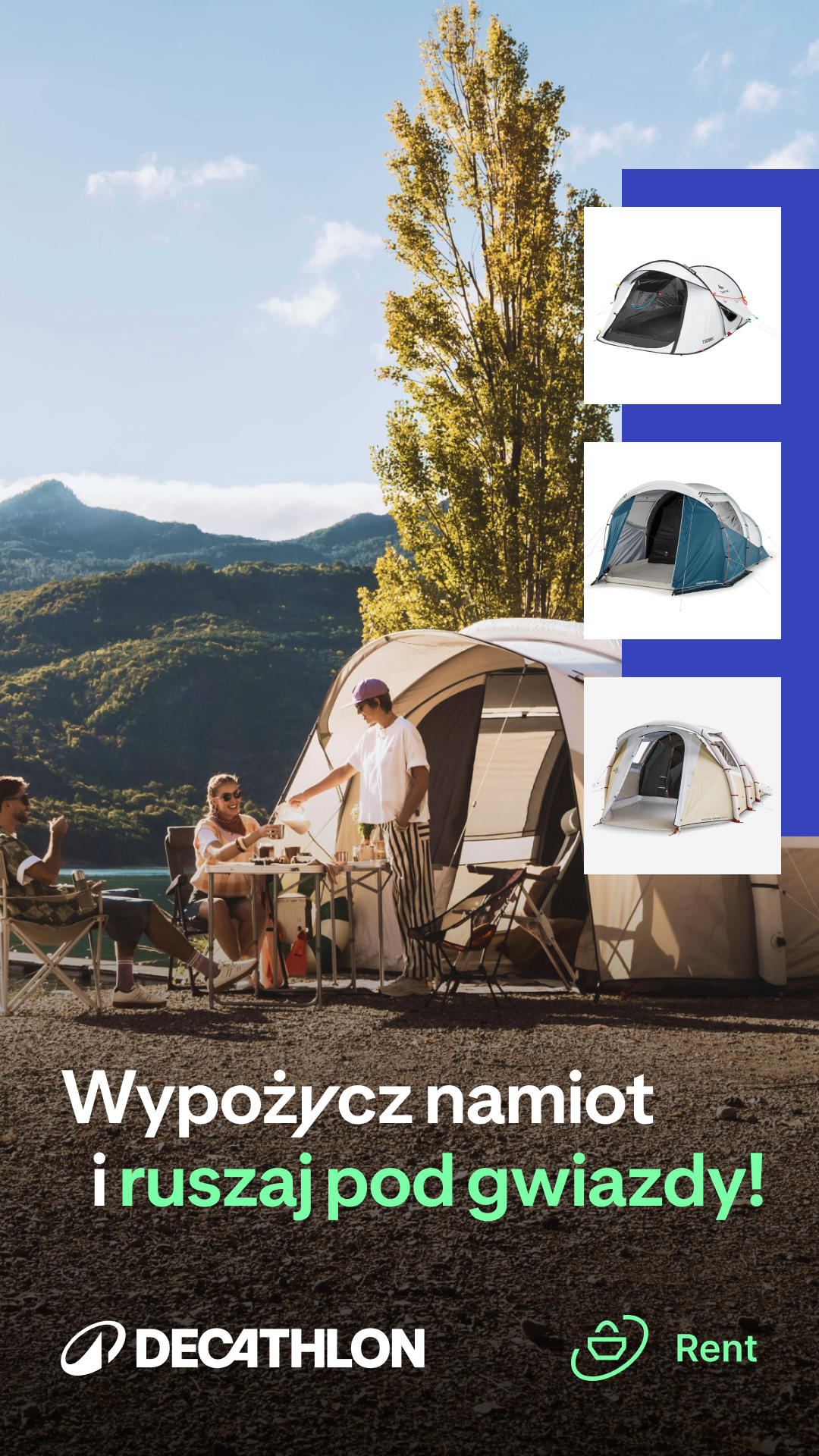Decathlon Rent Facebook ad