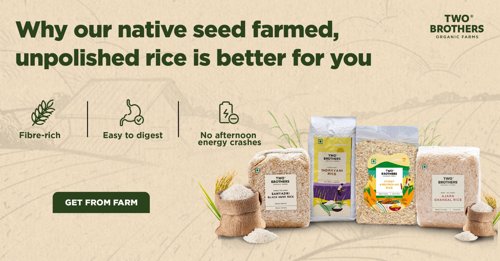 Two Brothers Organic Farms Facebook ad