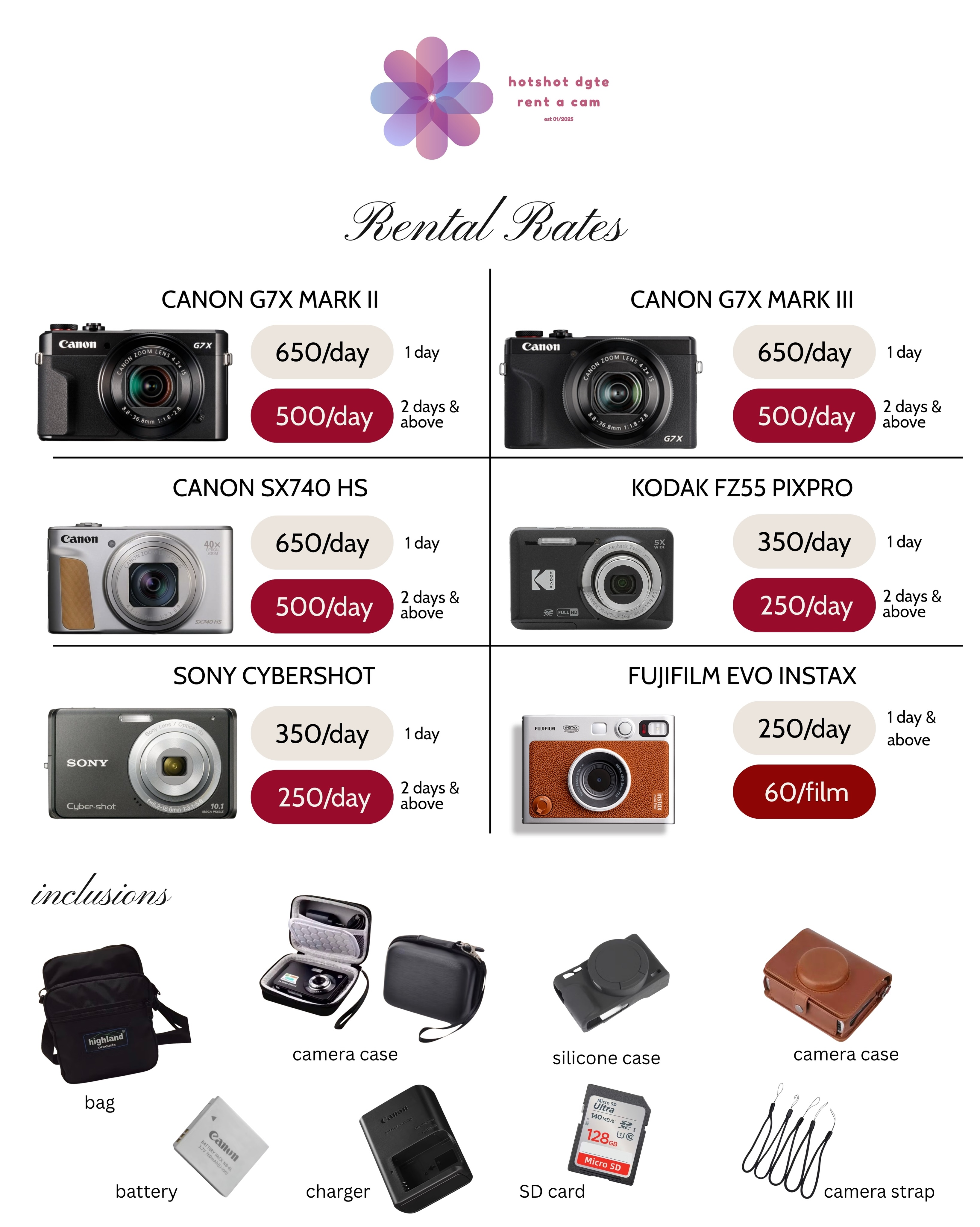 Hot Shot Dgte Rent A Cam Facebook ad: the collection ★