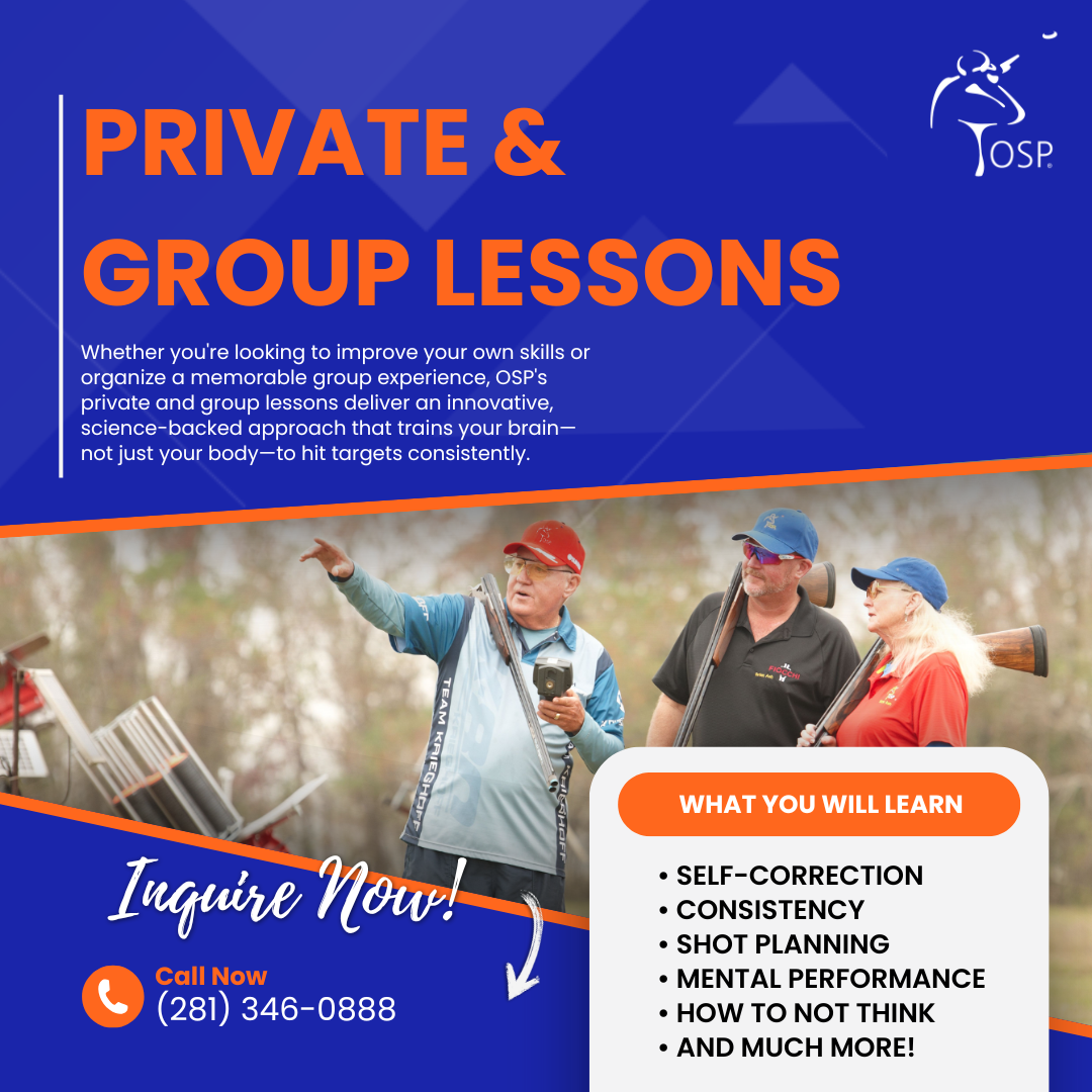 OSP Shooting School Facebook ad: Looking to book a private shooting lesson or…