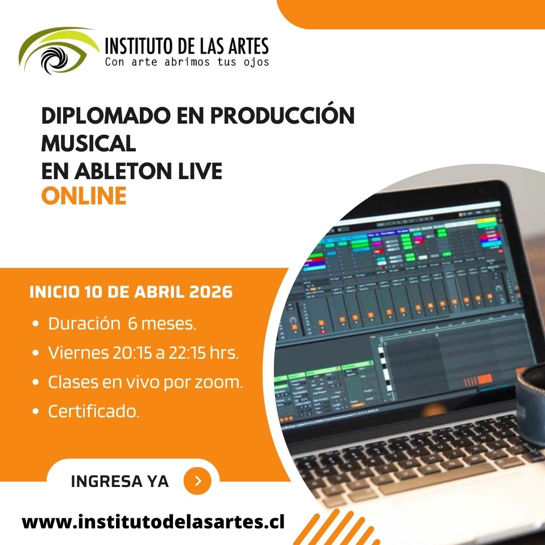 Instituto de las Artes de Chile Facebook ad: Domina la Producción Musical: Especialízate en tu DAW…