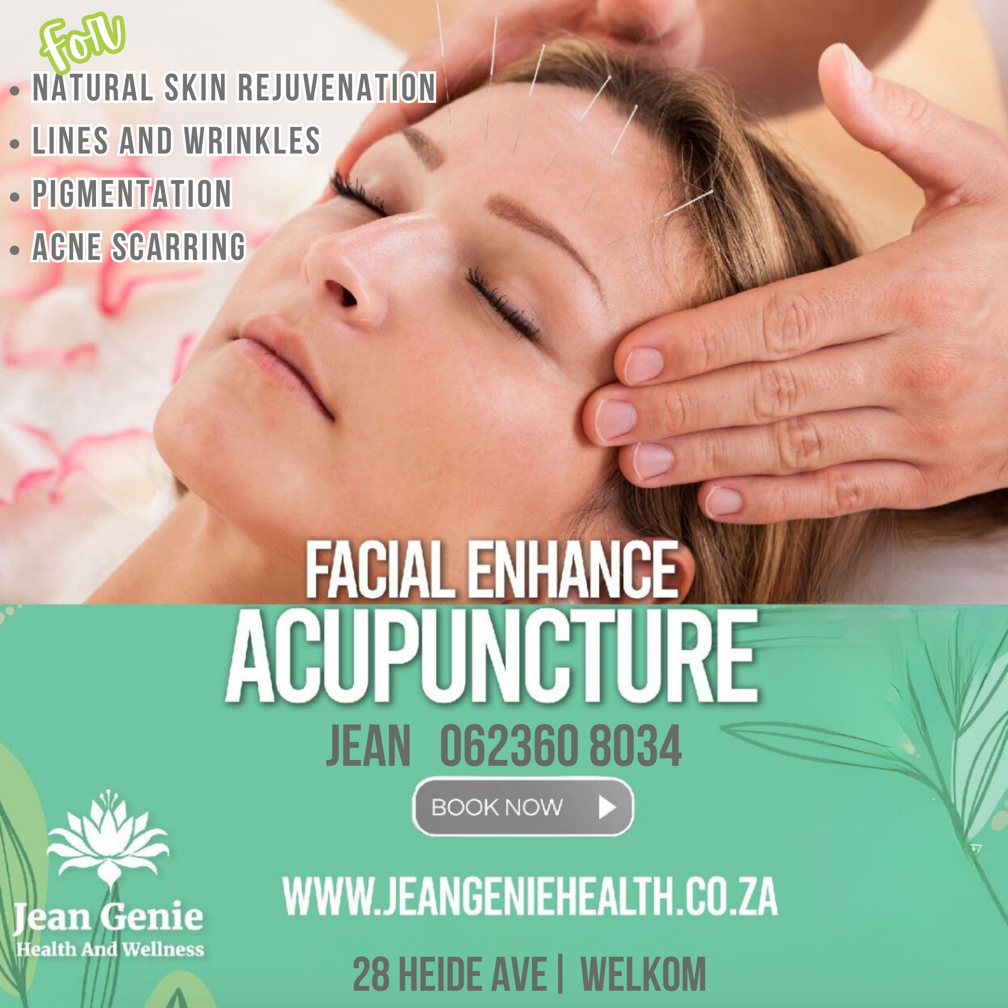 Jean Genie Natural Skincare and Health Facebook ad