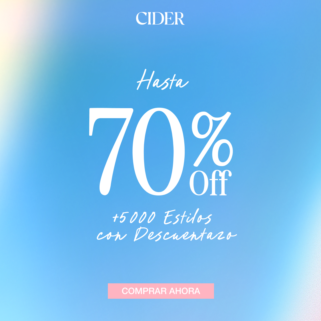 Cider Facebook ad