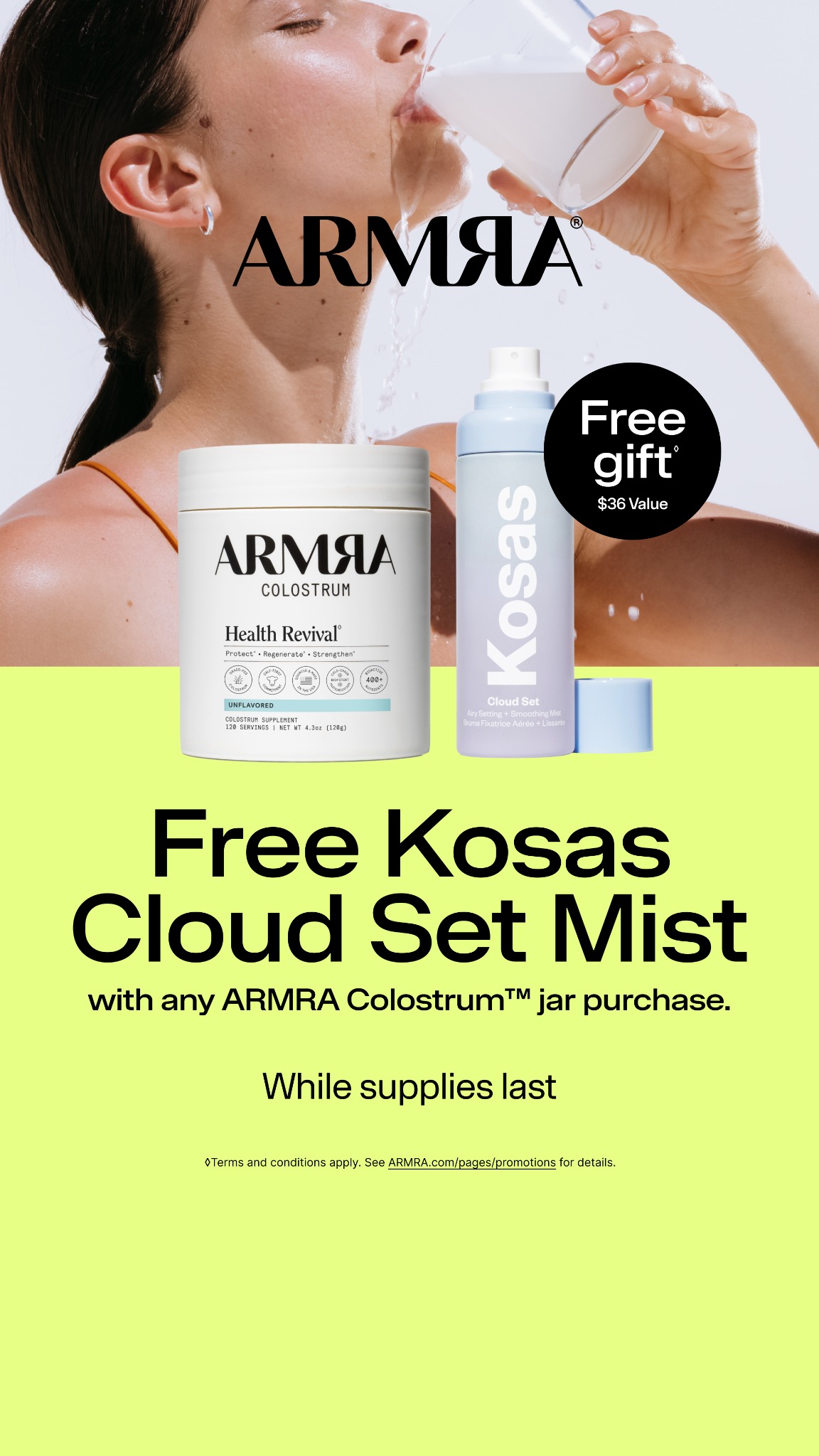 ARMRA Facebook ad