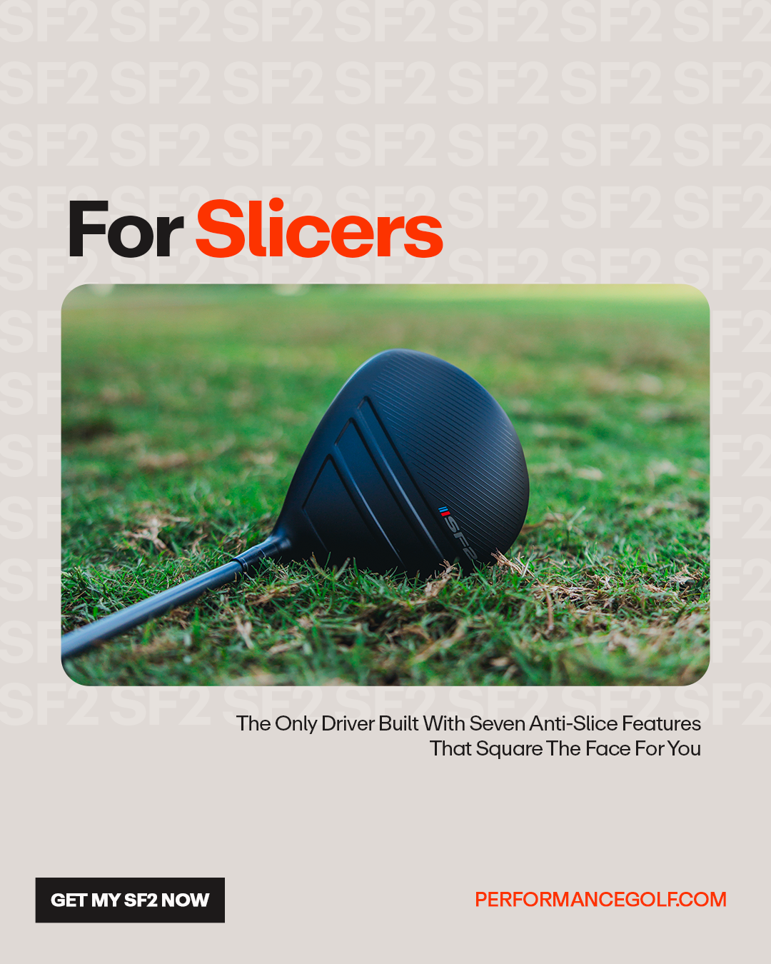 Performance Golf Facebook ad