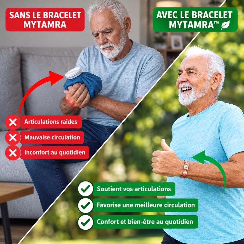 MyTamra Facebook ad: Libérez votre potentiel, notre bracelet magnétique le plus…
