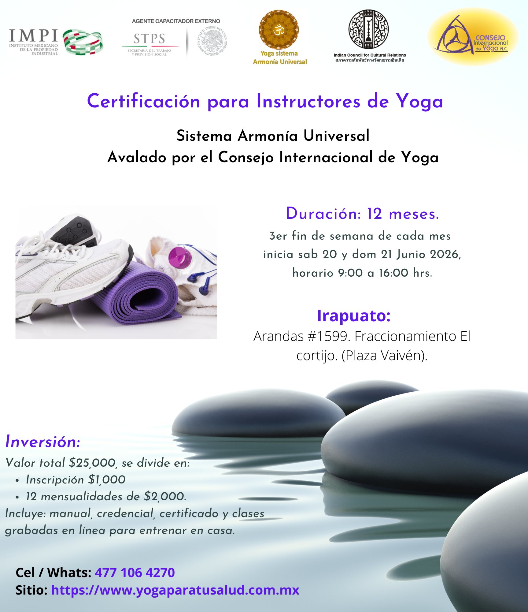 Consejo Internacional de Yoga en México Facebook ad