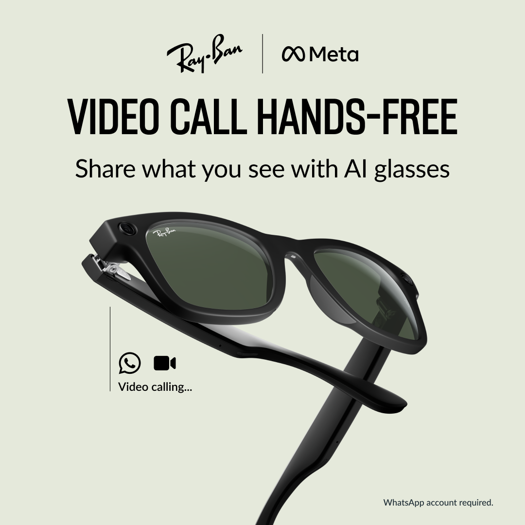 Ray-Ban Meta Facebook ad