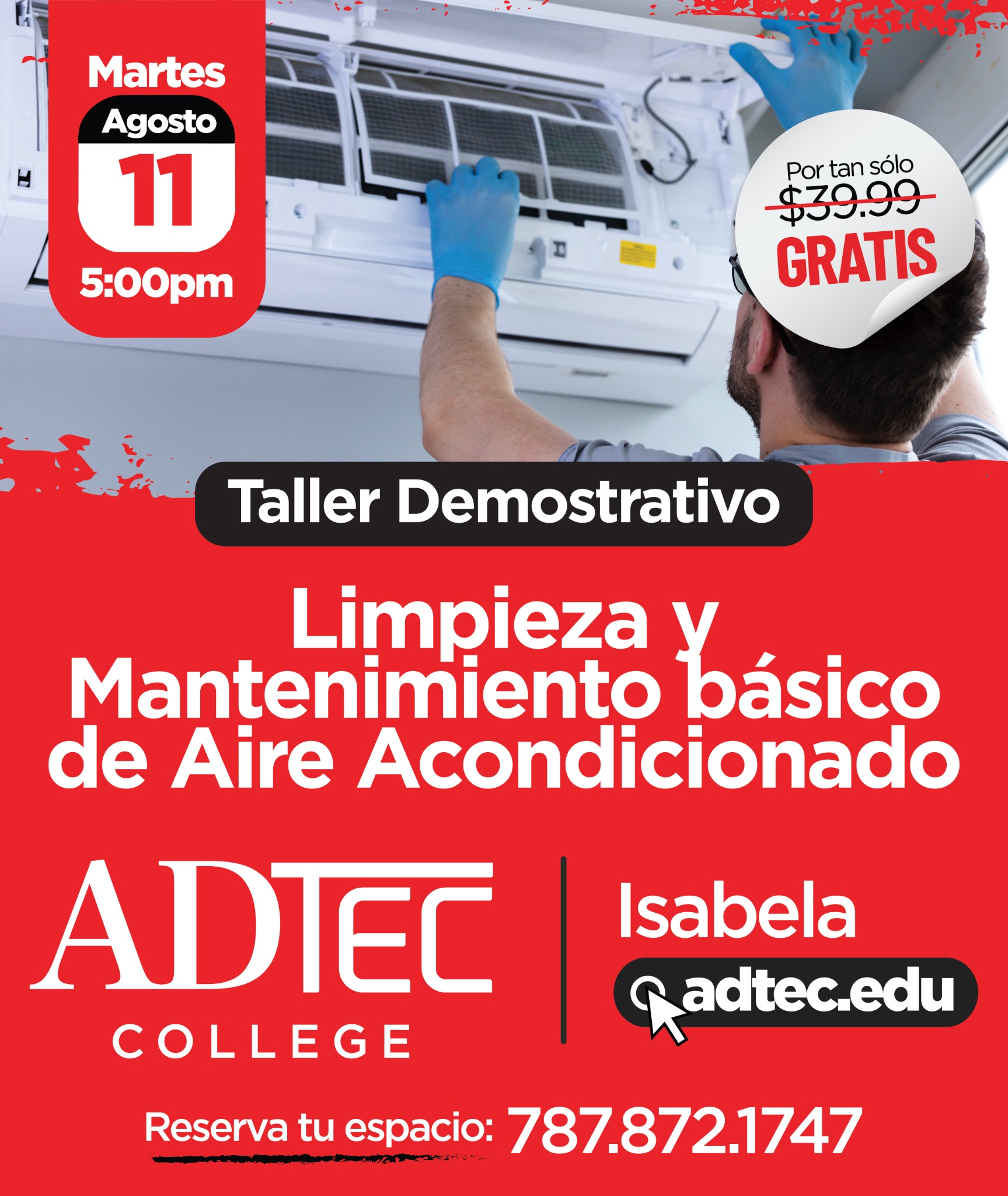 Adtec College Facebook ad