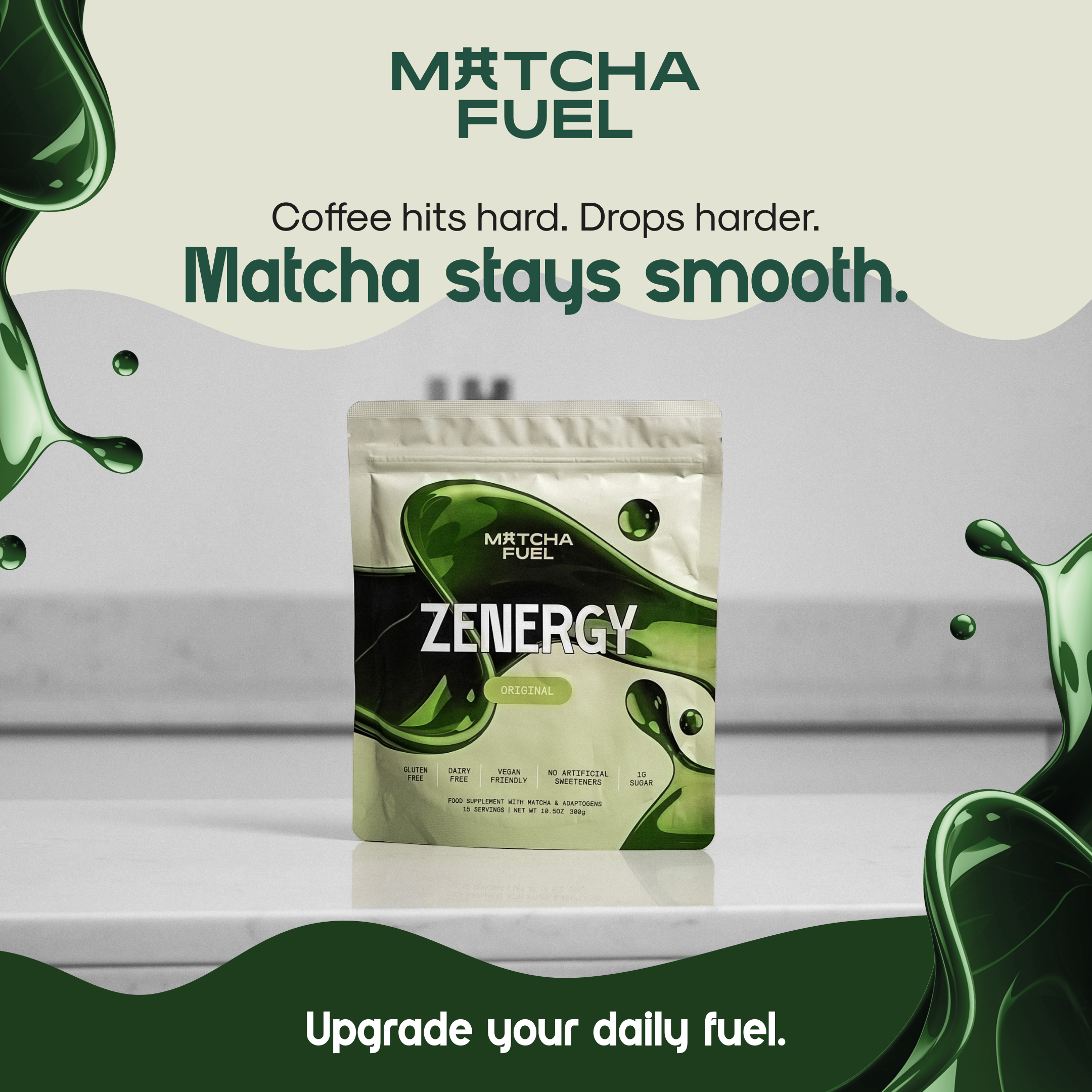 Matcha Fuel Facebook ad