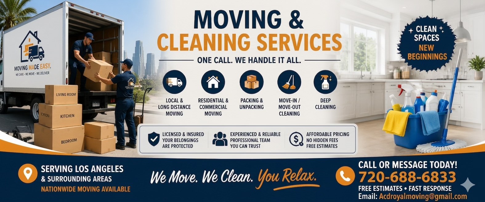 Royal Moving&Cleaning Facebook ad