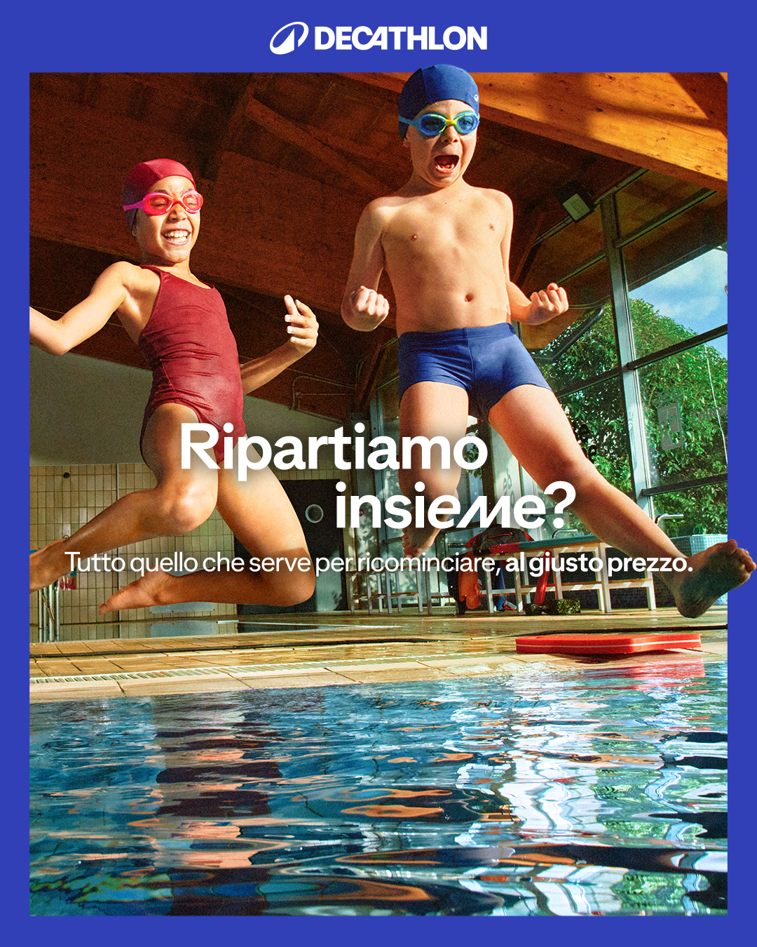 Decathlon Italia Facebook ad: Ripartiamo insieme?