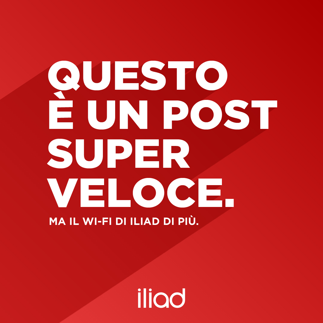 iliad Facebook ad