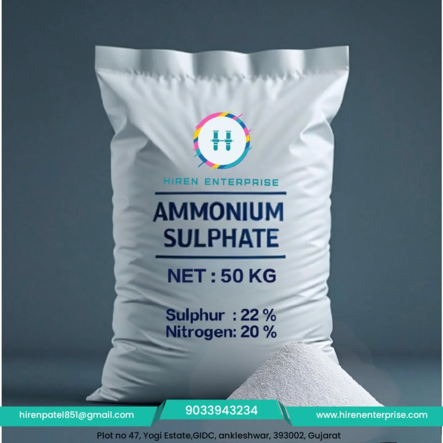 Hiren Enterprise Facebook ad: Ammonium sulphate