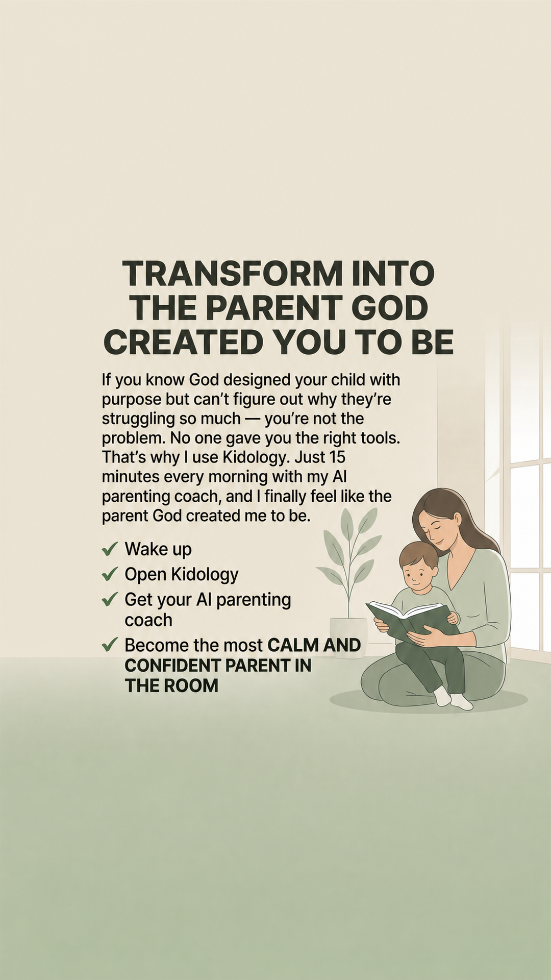 Kidology - Raising with faith Facebook ad