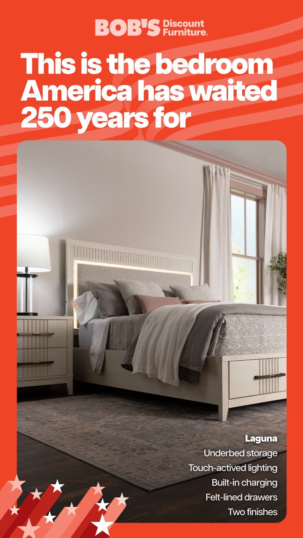Bob's Discount Furniture Facebook ad