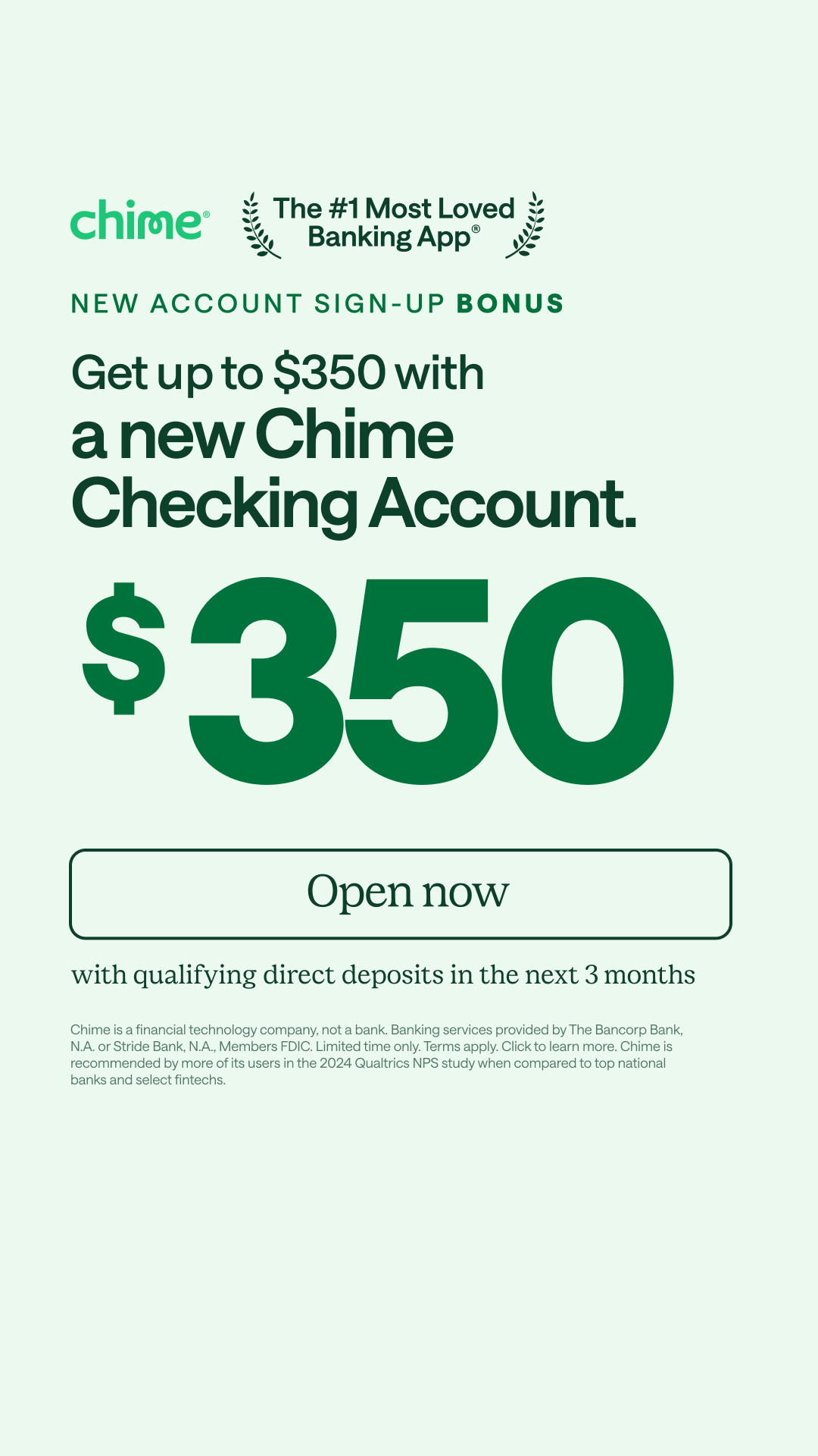 Chime Facebook ad